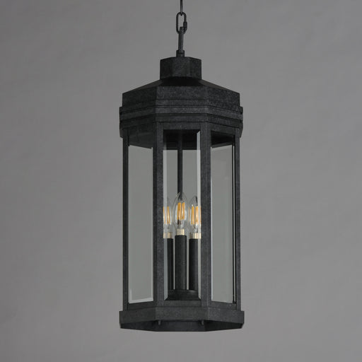 Maxim 30229CLBKP Wright 3 Light Outdoor Pendant | Black Patina