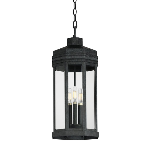 Maxim 30229CLBKP Wright 3 Light Outdoor Pendant | Black Patina