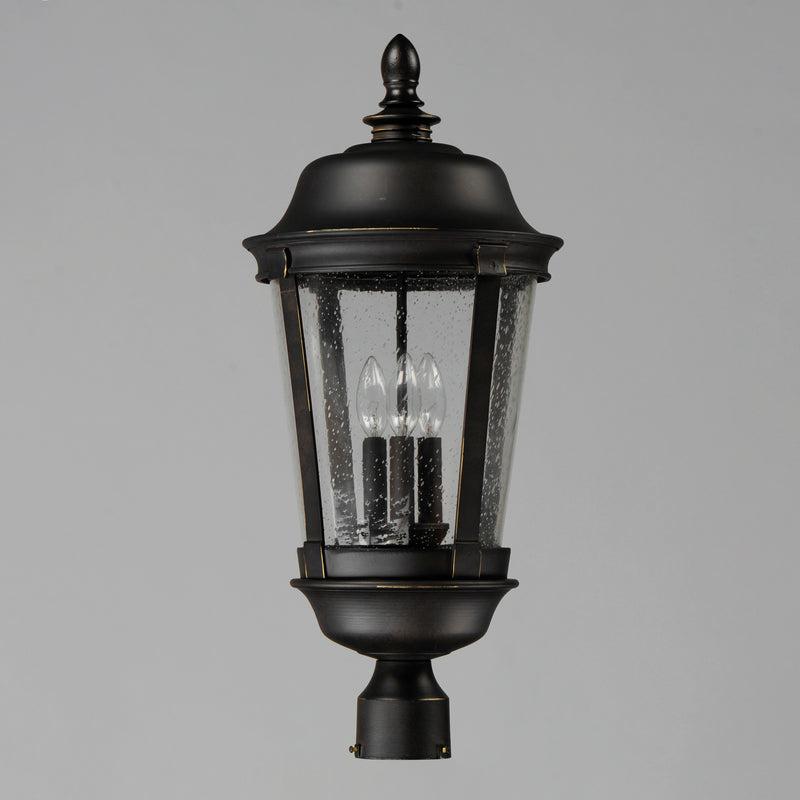 Maxim 3022CDBZ Dover Cast 3 Light Outdoor Pole/Post Lantern | Bronze