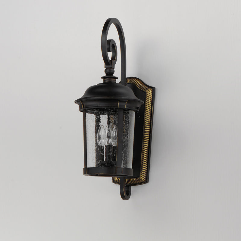 Maxim 3024CDBZ Dover Cast 3 Light Outdoor Wall Lantern | Bronze