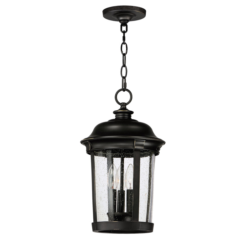 Maxim 3028CDBZ Dover Cast 3 Light Outdoor Hanging Lantern | Bronze