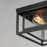 Maxim 3031CDBK Cabana 2 Light Flush Mount | Black