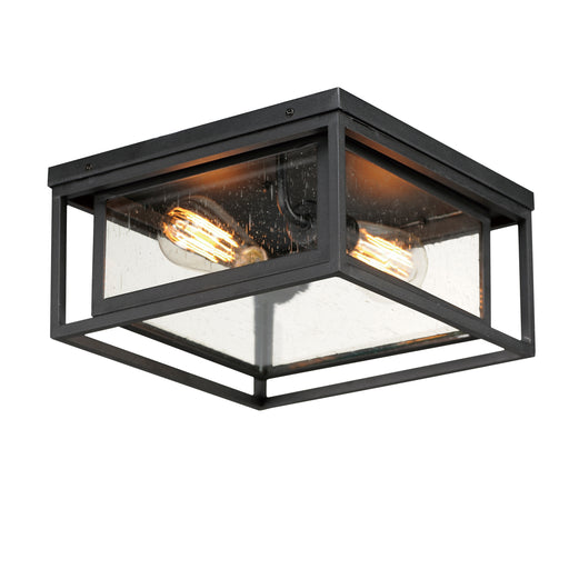 Maxim 3031CDBK Cabana 2 Light Flush Mount | Black