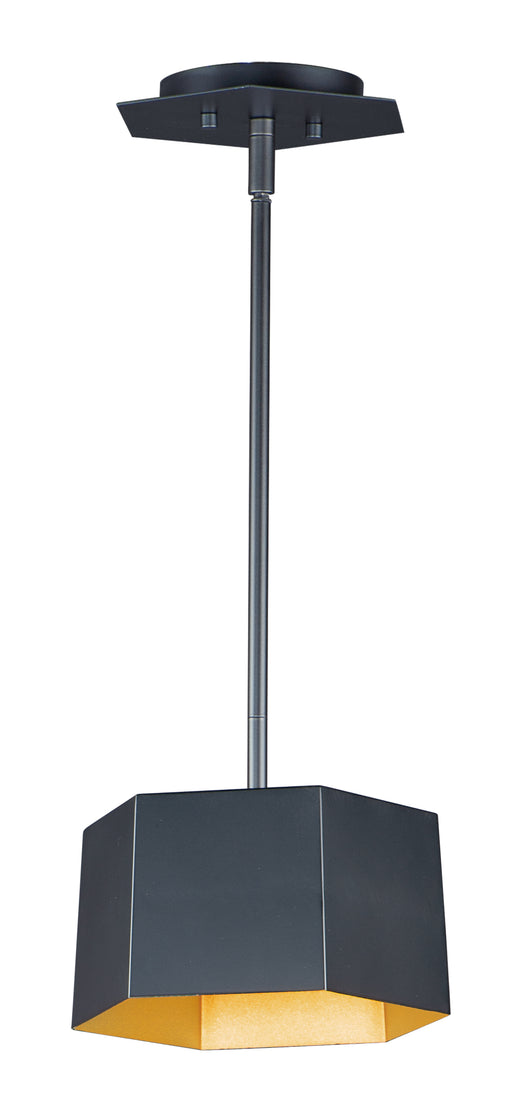Maxim 30331BKGLD Honeycomb 1 Light LED Pendant | Black / Gold