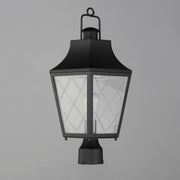 Maxim 30360CLBK Storybook 1 Light Outdoor Post | Black