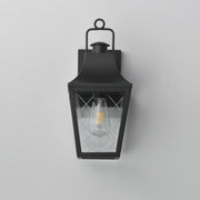 Maxim 30361CLBK Storybook 1 Light Outdoor Small Wall Sconce | Black