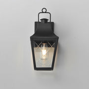 Maxim 30361CLBK Storybook 1 Light Outdoor Small Wall Sconce | Black
