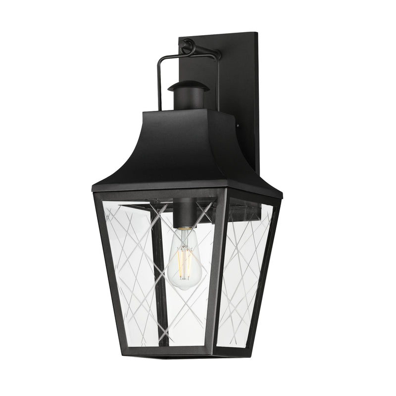 Maxim 30363CLBK Storybook 1 Light Outdoor Large Wall Sconce | Black