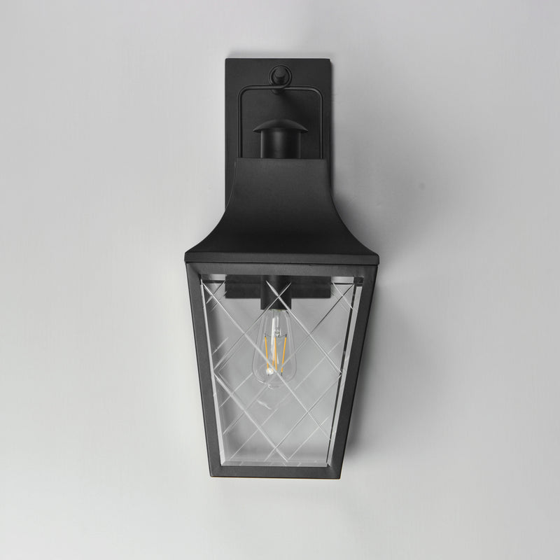 Maxim 30363CLBK Storybook 1 Light Outdoor Large Wall Sconce | Black
