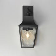 Maxim 30363CLBK Storybook 1 Light Outdoor Large Wall Sconce | Black