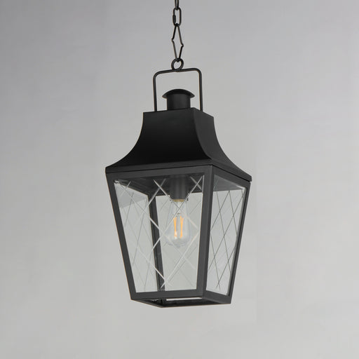 Maxim 30369CLBK Storybook 1 Light Outdoor Pendant | Black