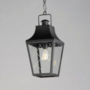 Maxim 30369CLBK Storybook 1 Light Outdoor Pendant | Black