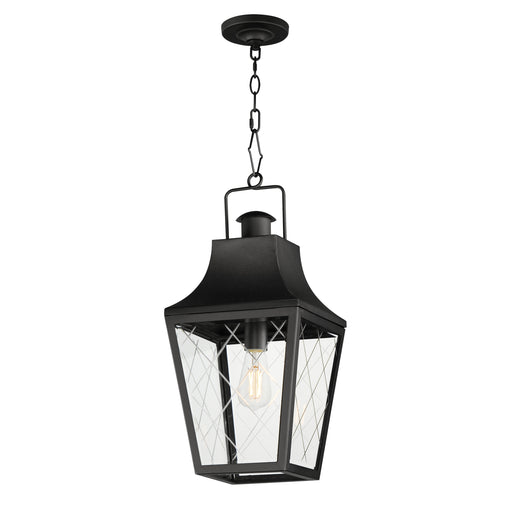 Maxim 30369CLBK Storybook 1 Light Outdoor Pendant | Black