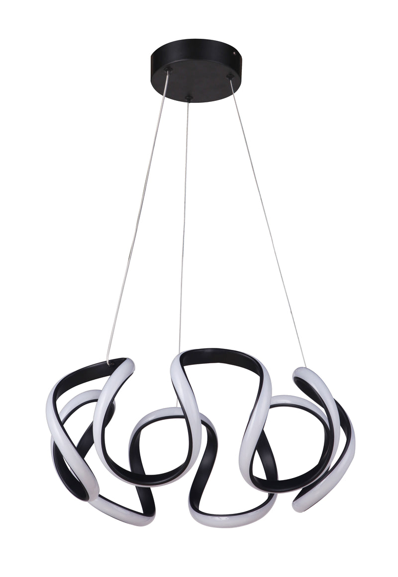 Craftmade 55790-FB-LED Pulse Dimmable LED Pendant -Flat Black