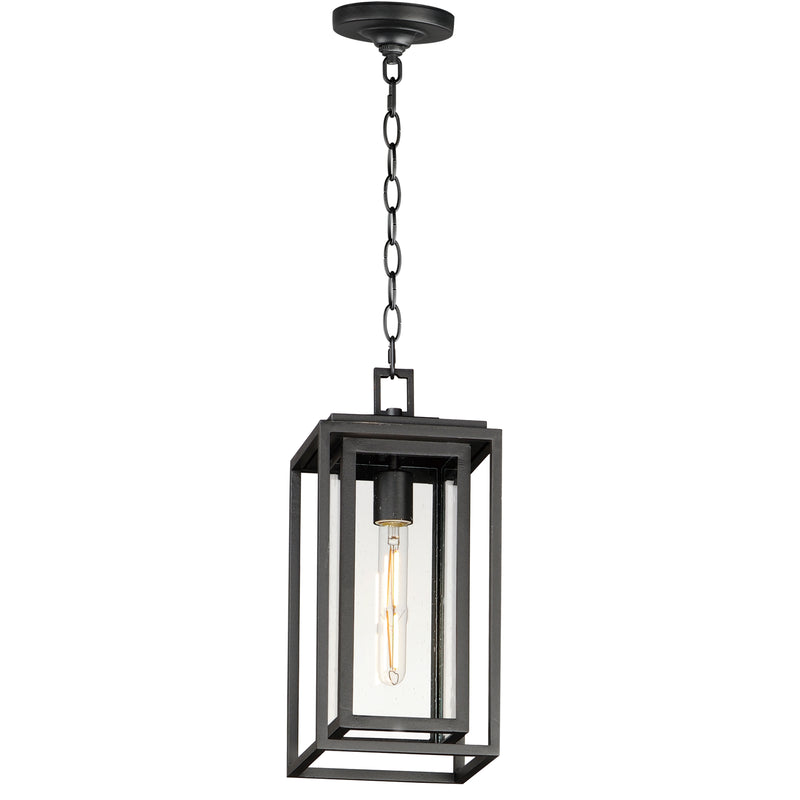 Maxim 3039CDBK Cabana 1 Light Outdoor Hanging Pendant | Black
