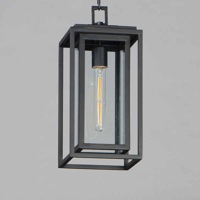 Maxim 3039CDBK Cabana 1 Light Outdoor Hanging Pendant | Black