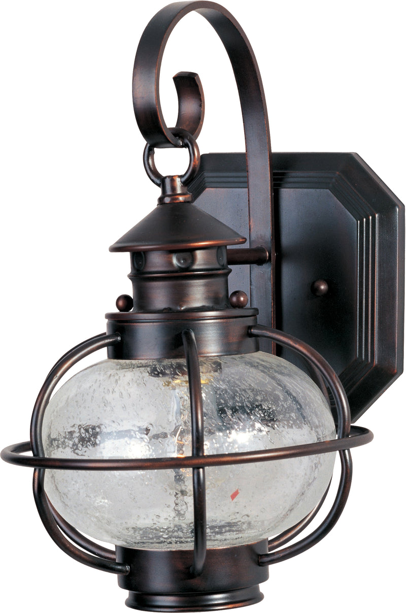 Maxim 30502CDOI Portsmouth 1 Light Outdoor Wall Lantern | Oil Rubbed Bronze