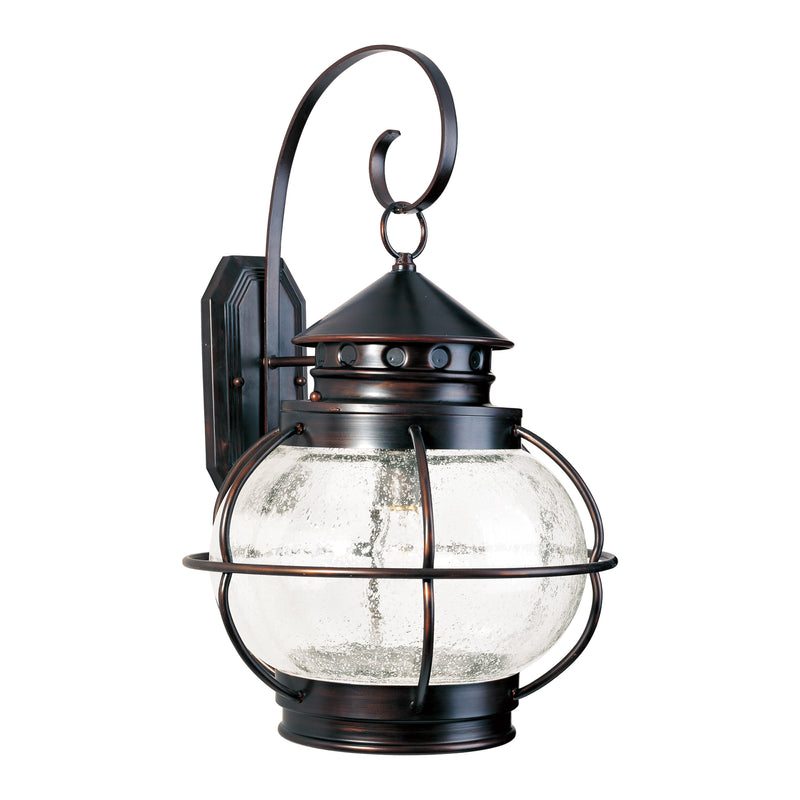 Maxim 30504CDOI Portsmouth 1 Light Outdoor Wall Lantern | Oil Rubbed Bronze