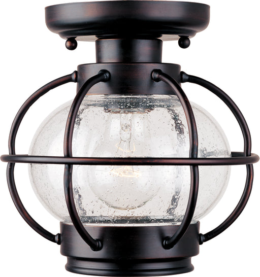 Maxim 30508CDOI Portsmouth 1 Light Outdoor Ceiling Mount | Oil Rubbed Bronze