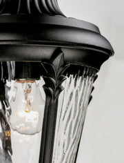Maxim 3050WGBK Sentry 1 Light Outdoor Pole/Post Mount | Black
