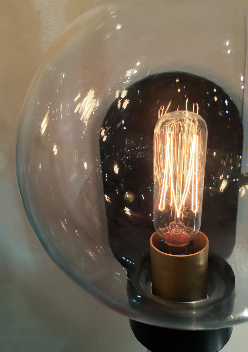 Maxim 30513CLBZSBR Bauhaus 3 Light Bath Vanity | Bronze / Satin Brass