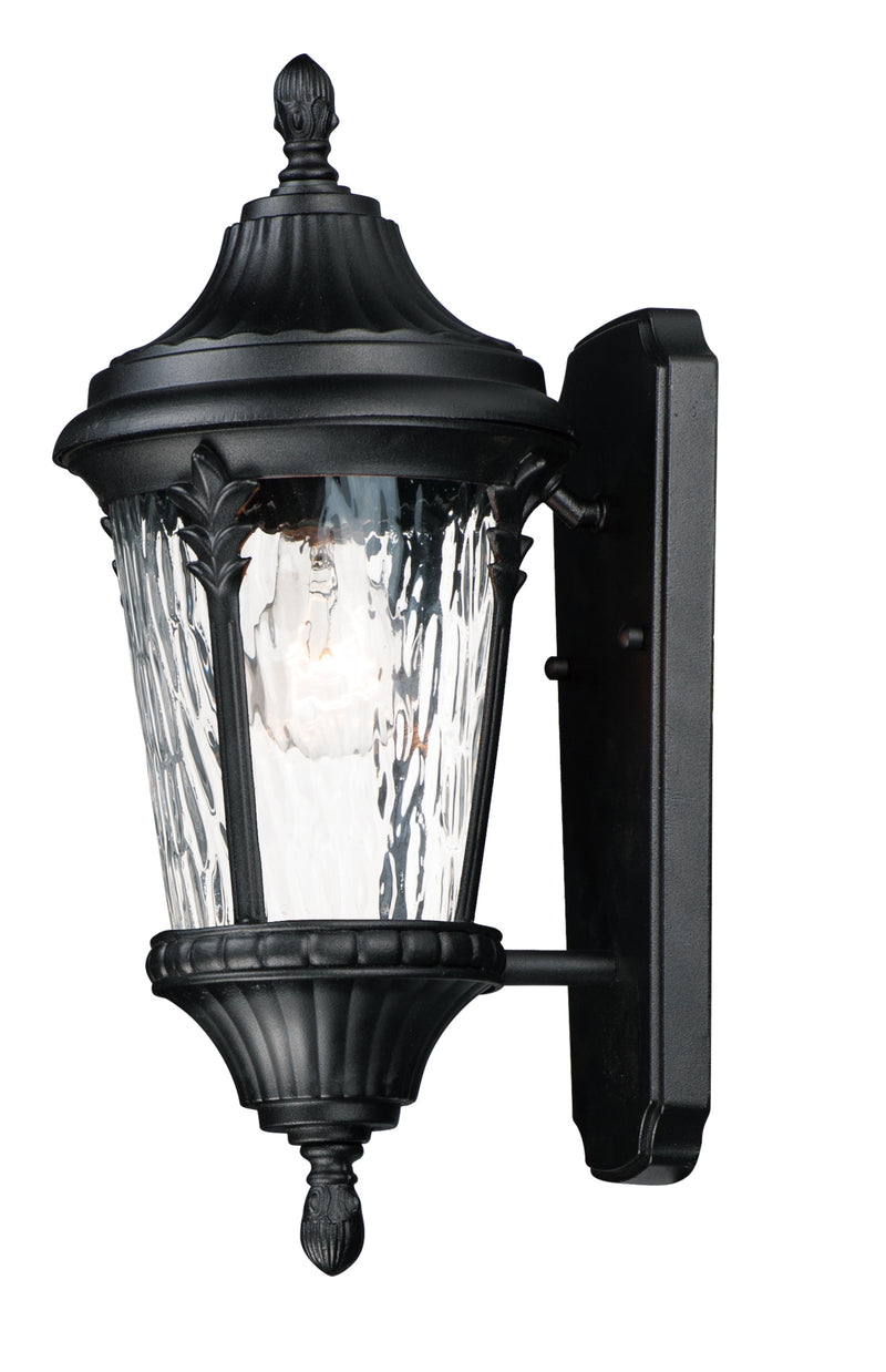 Maxim 3053WGBK Sentry 1 Light Outdoor Wall Sconce | Black
