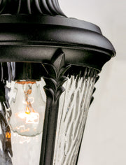 Maxim 3053WGBK Sentry 1 Light Outdoor Wall Sconce | Black
