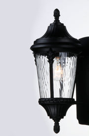 Maxim 3053WGBK Sentry 1 Light Outdoor Wall Sconce | Black