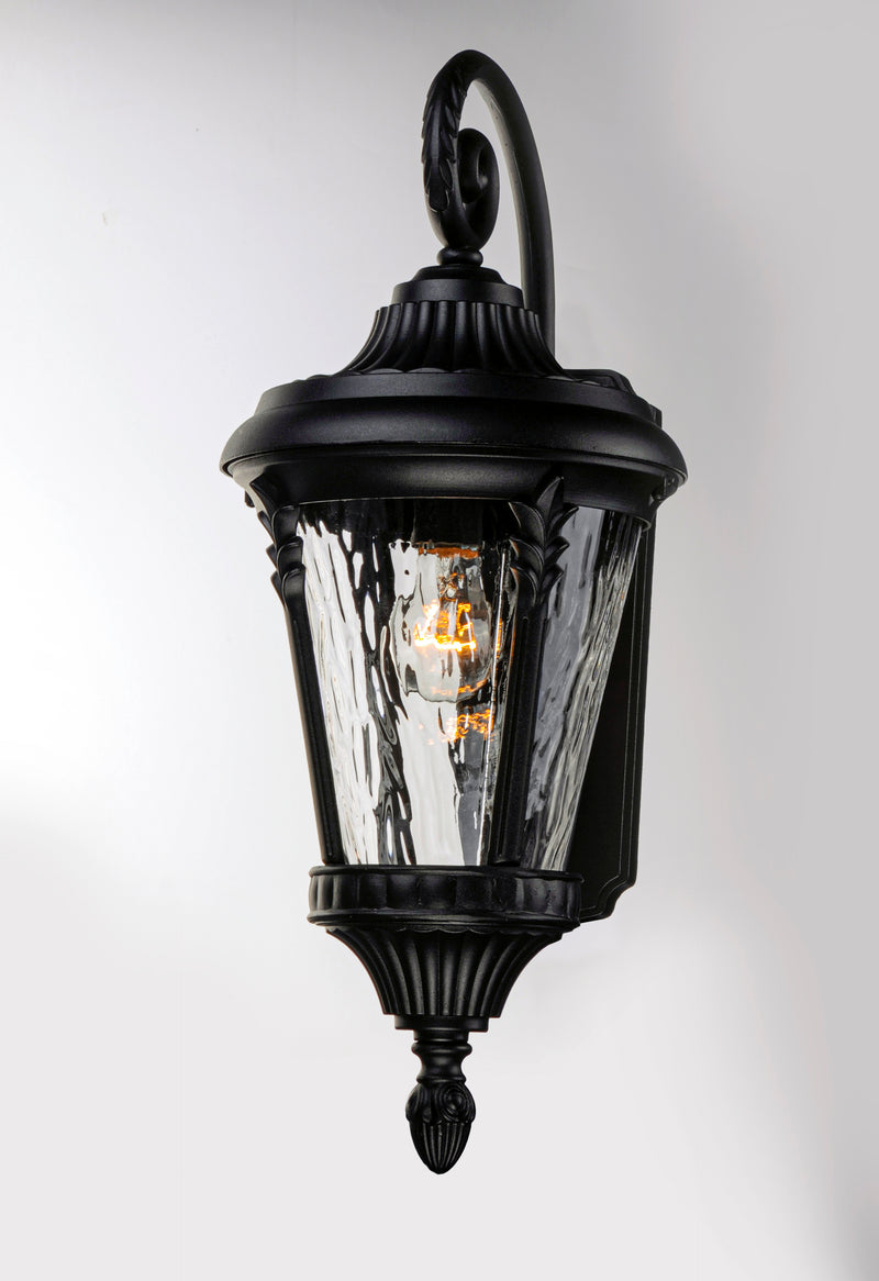 Maxim 3054WGBK Sentry 1 Light Outdoor Wall Sconce | Black