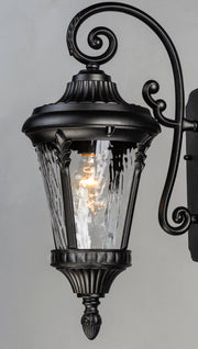 Maxim 3054WGBK Sentry 1 Light Outdoor Wall Sconce | Black