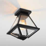 Maxim 30560CLBK Prism 9" Outdoor Flush Mount | Black