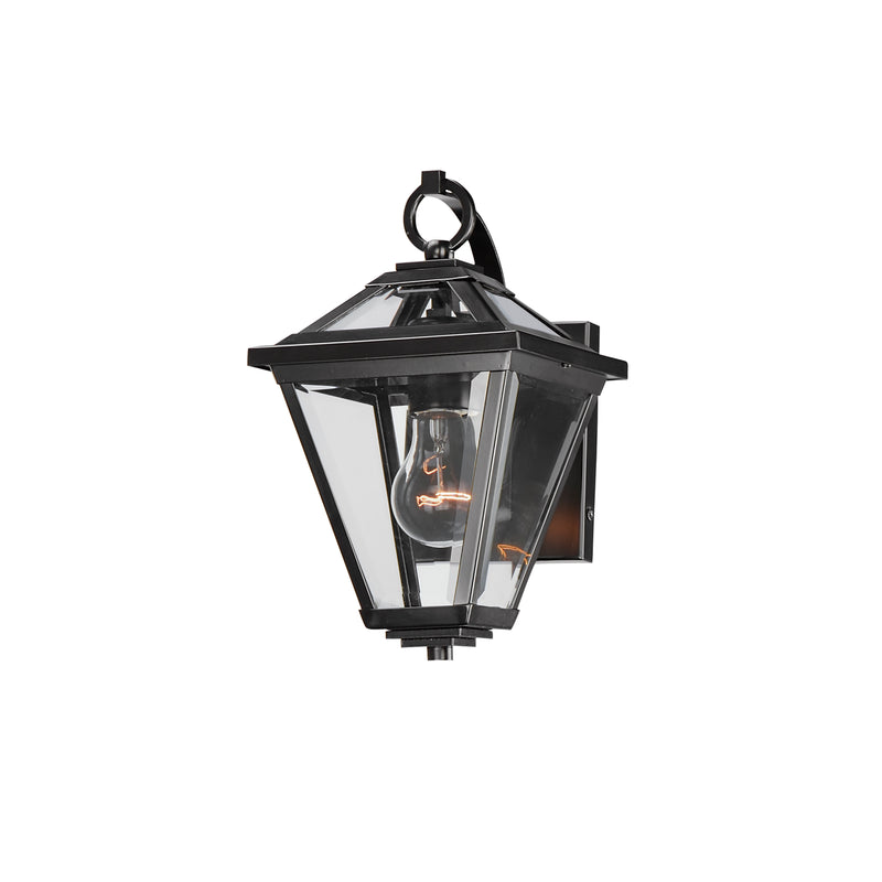 Maxim 30562CLBK Prism 12" Outdoor Wall Sconce | Black