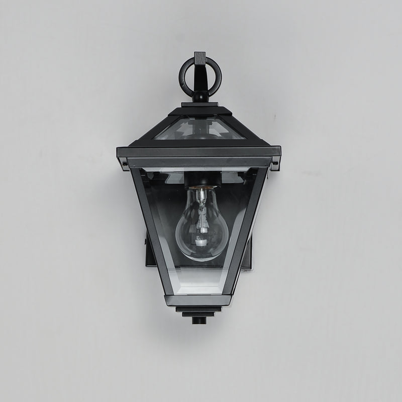 Maxim 30562CLBK Prism 12" Outdoor Wall Sconce | Black