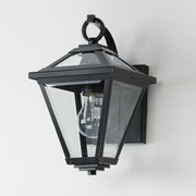 Maxim 30562CLBK Prism 12" Outdoor Wall Sconce | Black