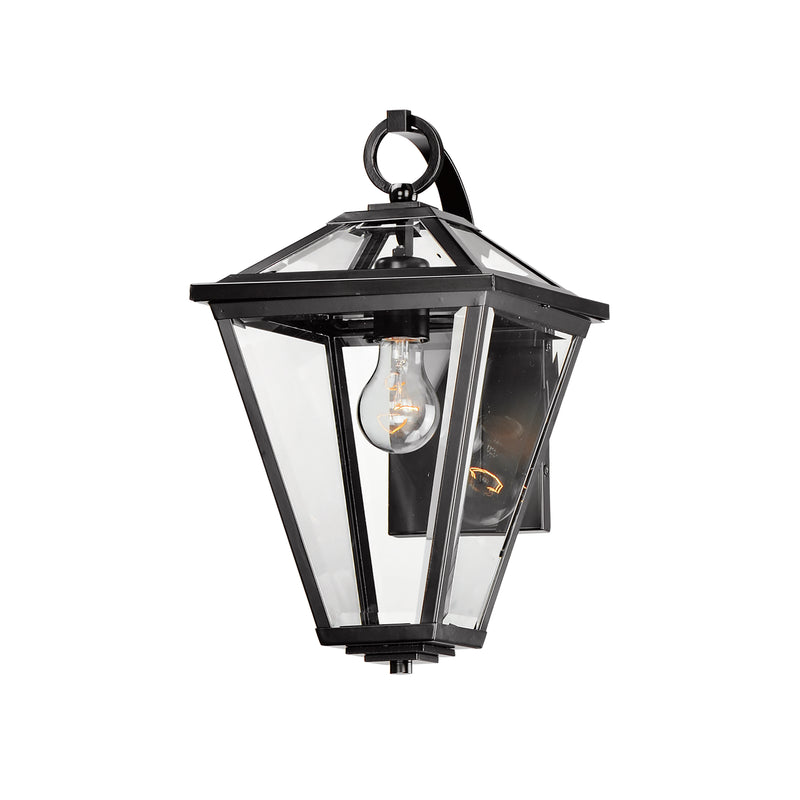 Maxim 30564CLBK Prism 16" Outdoor Wall Sconce | Black