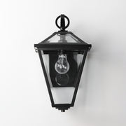 Maxim 30564CLBK Prism 16" Outdoor Wall Sconce | Black