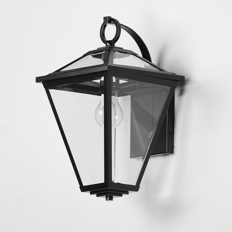 Maxim 30564CLBK Prism 16" Outdoor Wall Sconce | Black