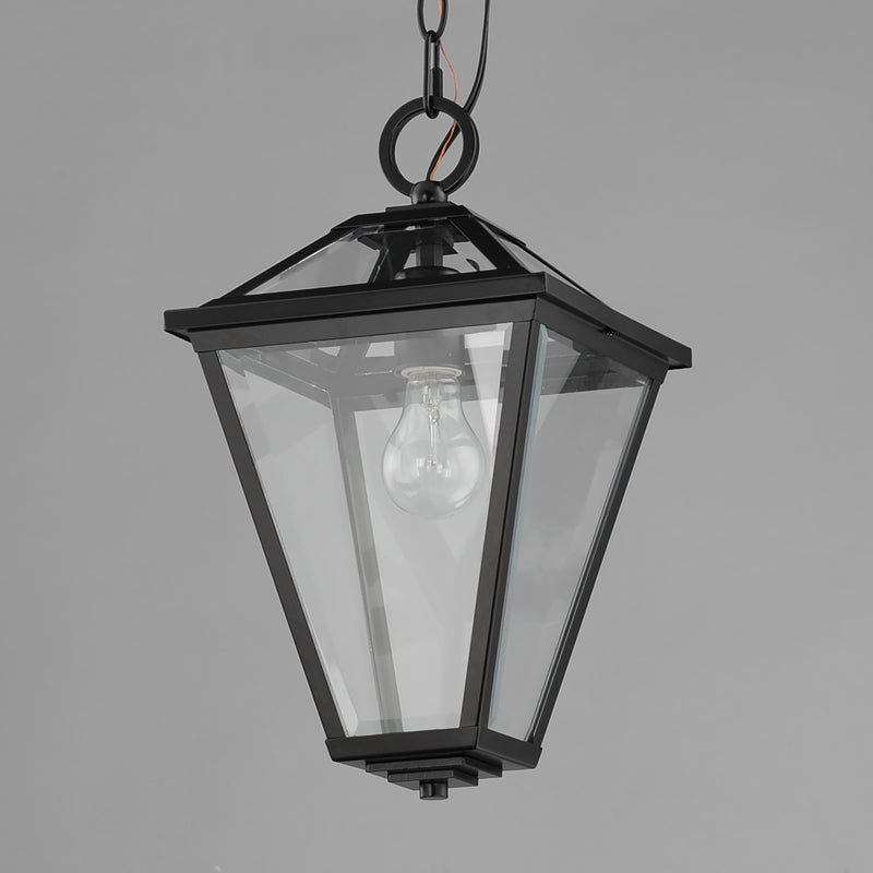 Maxim 30569CLBK Prism 16" Outdoor Pendant | Black