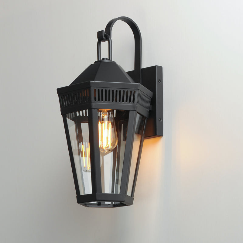 Maxim 30592CLBK Oxford Outdoor 1 Light Wall Sconce Large | Black