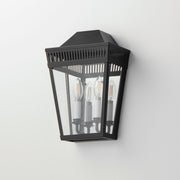 Maxim 30593CLBK Oxford Outdoor 2 Light Wall Sconce | Black
