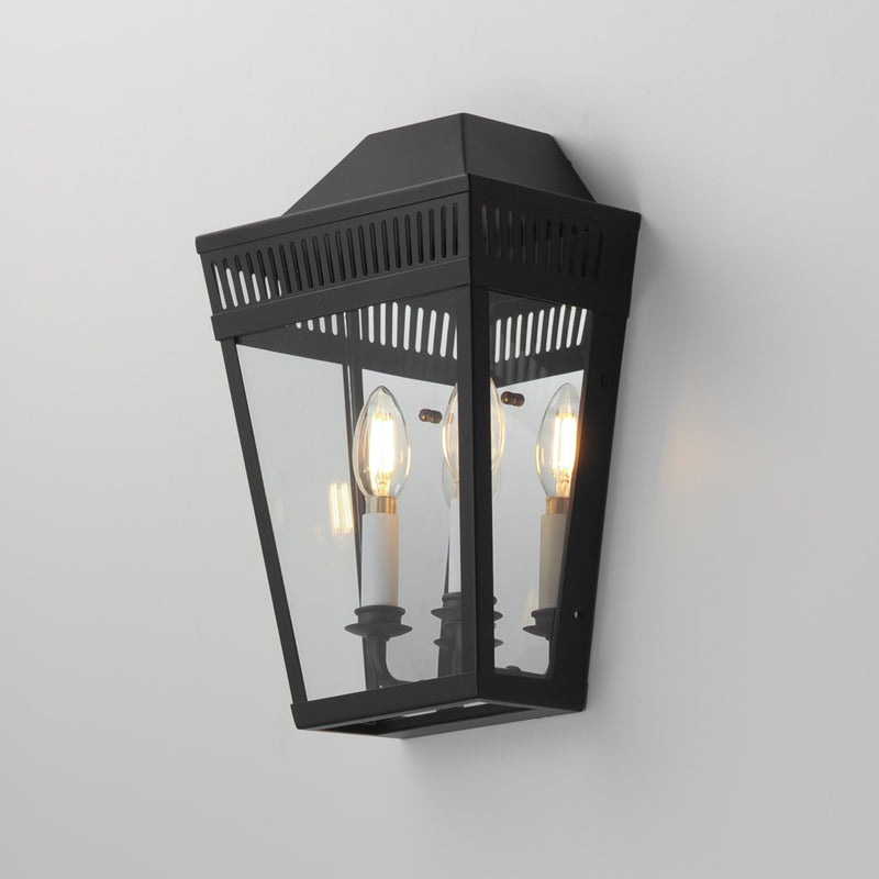 Maxim 30593CLBK Oxford Outdoor 2 Light Wall Sconce | Black