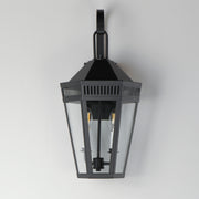 Maxim 30594CLBK Oxford Outdoor 2 Light Wall Sconce | Black