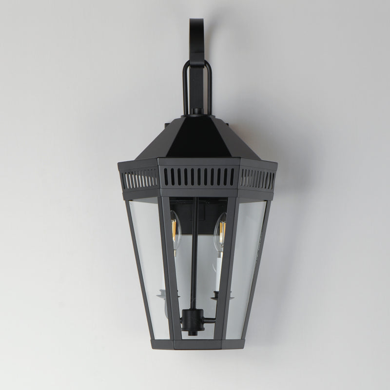 Maxim 30594CLBK Oxford Outdoor 2 Light Wall Sconce | Black