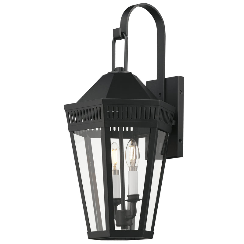 Maxim 30594CLBK Oxford Outdoor 2 Light Wall Sconce | Black