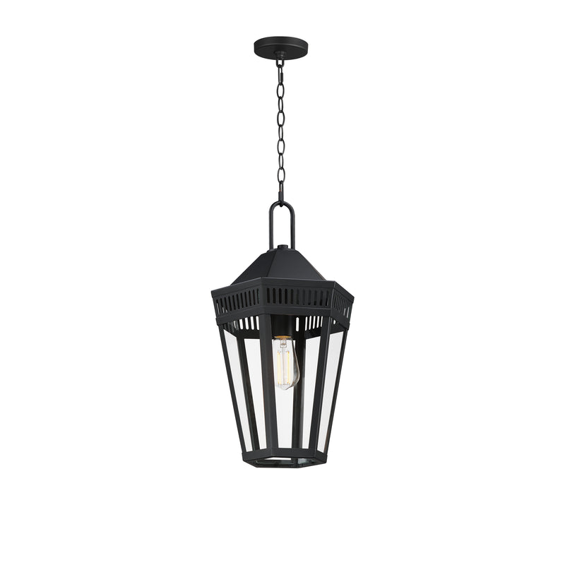 Maxim 30596CLBK Oxford Outdoor 1 Light Pendant | Black