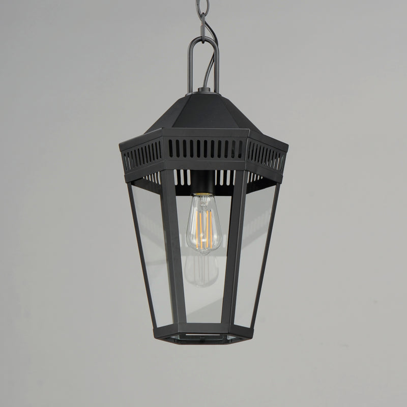 Maxim 30596CLBK Oxford Outdoor 1 Light Pendant | Black