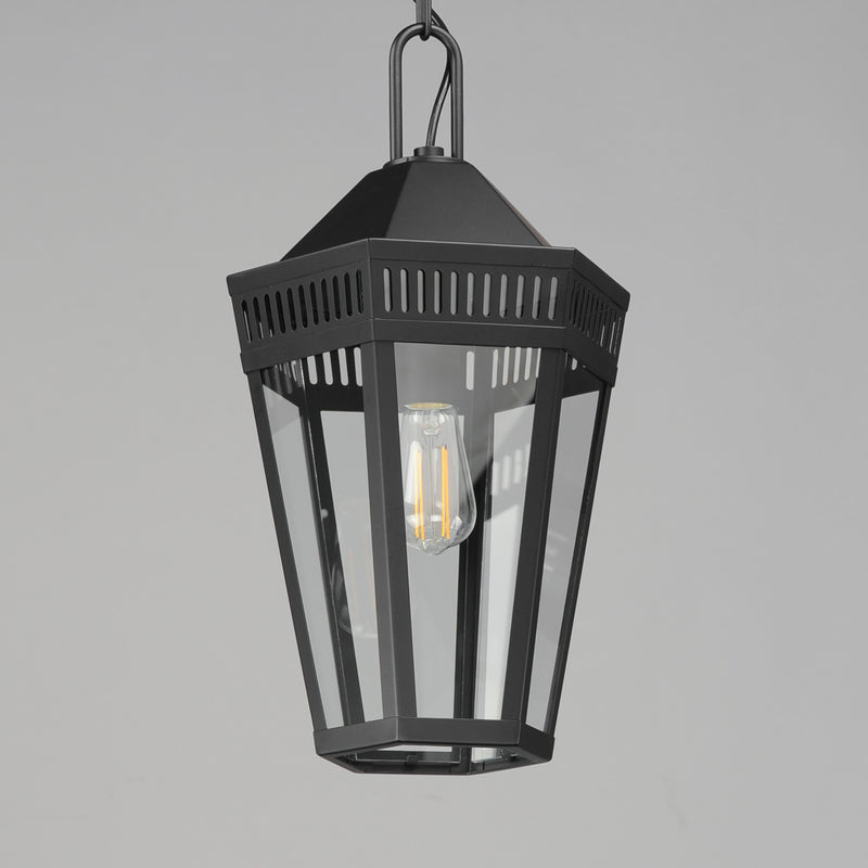 Maxim 30596CLBK Oxford Outdoor 1 Light Pendant | Black