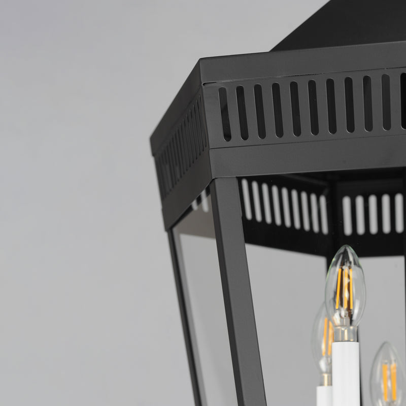 Maxim 30598CLBK Oxford Outdoor 6 Light Pendant | Black