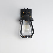 Maxim 30620CDBKAB Mariner Small Outdoor Sconce | Black / Antique Brass