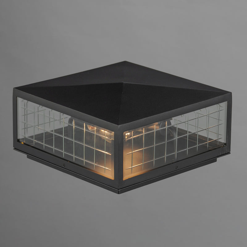 Maxim 30690CLBK Magnus 2 Light Deck Lantern | Black